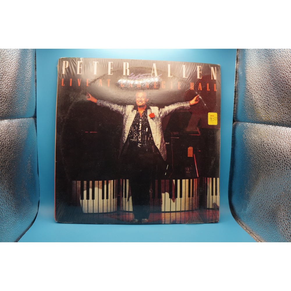 Peter Allen Live at Carnegie Hall 2LP Vinyl Record 1985 Arista AL11-8275